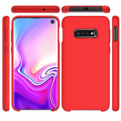 Захисний чохол Deexe Silicone Case для Samsung Galaxy S10e (G970) - Red
