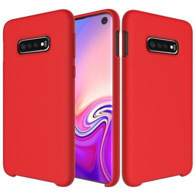 Захисний чохол Deexe Silicone Case для Samsung Galaxy S10e (G970) - Red