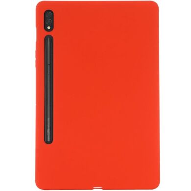 Захисний чохол Deexe Silicone Shell для Samsung Galaxy Tab S10 Ultra - Red