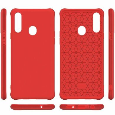 Захисний чохол Deexe Soft Cover для Samsung Galaxy A20s (A207) - Red