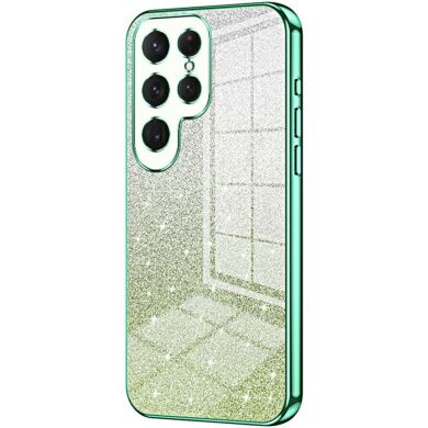 Защитный чехол Deexe Sparkles Cover для Samsung Galaxy S25 Ultra (S938) - Green