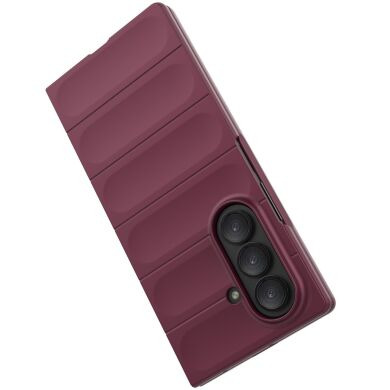 Захисний чохол Deexe Terra Case (FF) для Samsung Galaxy Fold 7 - Wine Red