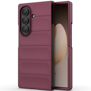 Захисний чохол Deexe Terra Case (FF) для Samsung Galaxy Fold 7 - Wine Red