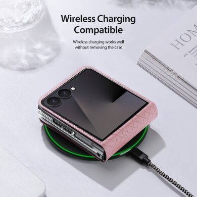 Защитный чехол DUX DUCIS Bril Series для Samsung Galaxy Flip 8 - Pink