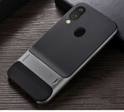 Захисний чохол ELEGANCE Grid Pattern для Samsung Galaxy A30 (A305) / A20 (A205) - Grey