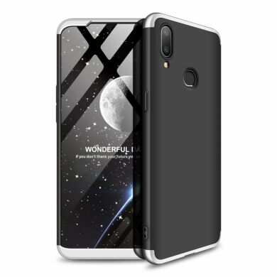 Защитный чехол GKK Double Dip Case для Samsung Galaxy A10s (A107) - Black / Silver