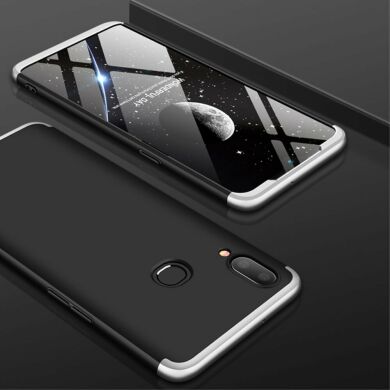Захисний чохол GKK Double Dip Case для Samsung Galaxy A10s (A107) - Black / Silver