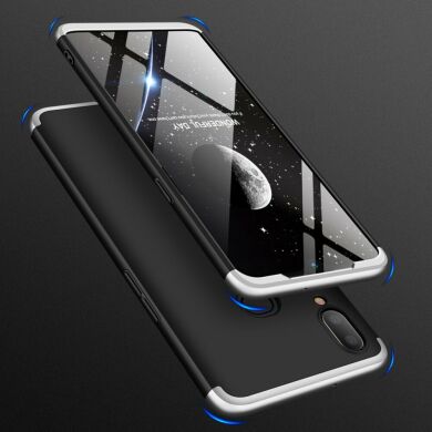 Защитный чехол GKK Double Dip Case для Samsung Galaxy A10s (A107) - Black / Silver