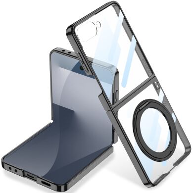 Защитный чехол GKK Elegant MagStand для Samsung Galaxy Flip 7 - Black