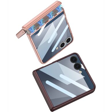 Защитный чехол GKK Magnetic Fold для Samsung Galaxy Flip 7 - Silver