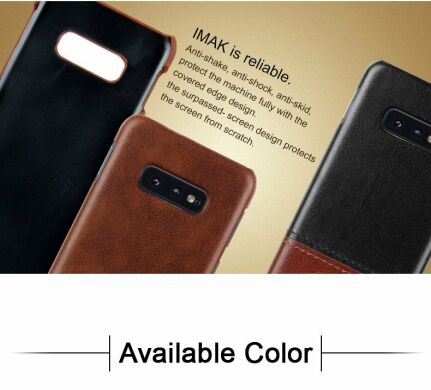 Защитный чехол IMAK Leather Series для Samsung Galaxy S10e (G970) - Black