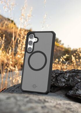 Защитный чехол ItSkins Hybrid R Frost with MagSafe для Samsung Galaxy S24 Plus (S926) SGKP-HMFRT-BLCK - Black