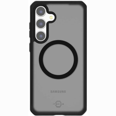 Защитный чехол ItSkins Hybrid R Frost with MagSafe для Samsung Galaxy S24 Plus (S926) SGKP-HMFRT-BLCK - Black