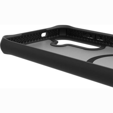 Защитный чехол ItSkins Hybrid R Frost with MagSafe для Samsung Galaxy S24 Plus (S926) SGKP-HMFRT-BLCK - Black