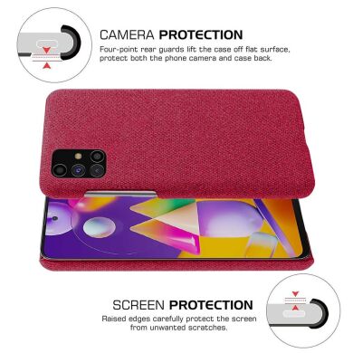 Защитный чехол KSQ Cloth Style для Samsung Galaxy M31s (M317) - Red