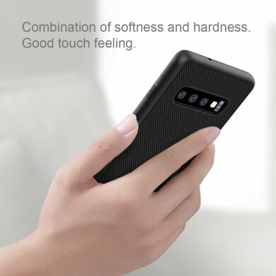 Защитный чехол NILLKIN Texture Hybrid Case для Samsung Galaxy S10 Plus (G975) - Black