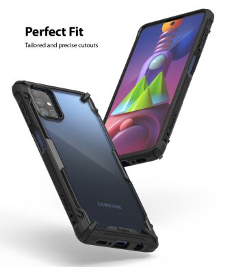 Захисний чохол RINGKE Fusion X для Samsung Galaxy M51 (M515) - Black