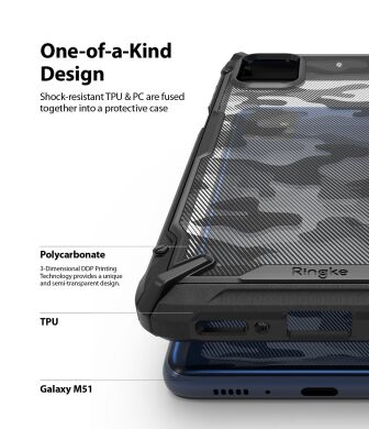 Защитный чехол RINGKE Fusion X для Samsung Galaxy M51 (M515) - Camo Black