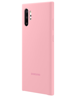 Защитный чехол Silicone Cover для Samsung Galaxy Note 10+ (N975) EF-PN975TPEGRU - Pink