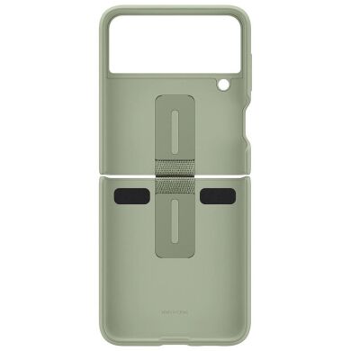 Захисний чохол Silicone Cover with Ring для Samsung Galaxy Flip 3 (EF-PF711TMEGRU) - Olive Green
