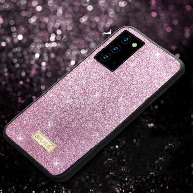 Захисний чохол SULADA Glitter Leather для Samsung Galaxy Note 20 (N980) - Purple