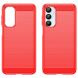 Защитный чехол UniCase Carbon для Samsung Galaxy A16 (A165) - Red. Фото 2 из 8