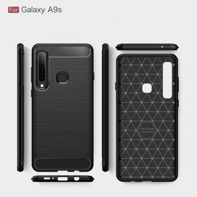 Захисний чохол UniCase Carbon для Samsung Galaxy A9 2018 (A920) - Black