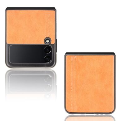 Защитный чехол UniCase Leather Series (FF) для Samsung Galaxy Flip 3 - Yellow