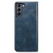 Защитный чехол UniCase Leather Wallet для Samsung Galaxy S22 - Blue. Фото 5 из 30