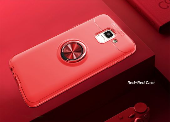 Захисний чохол UniCase Magnetic Ring для Samsung Galaxy J6 2018 (J600) - Red