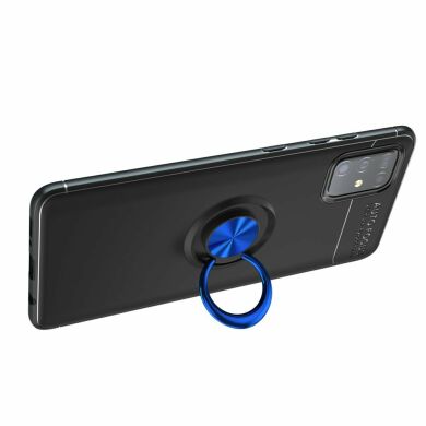 Защитный чехол UniCase Magnetic Ring для Samsung Galaxy M31s (M317) - Black / Blue