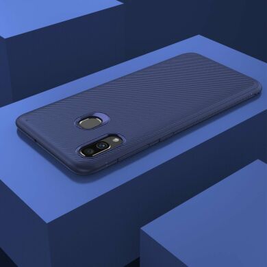 Захисний чохол UniCase Twill Soft для Samsung Galaxy A40 (A405) - Blue
