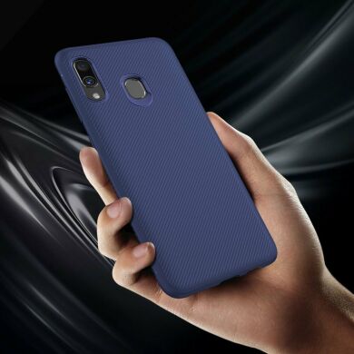 Захисний чохол UniCase Twill Soft для Samsung Galaxy A40 (A405) - Blue