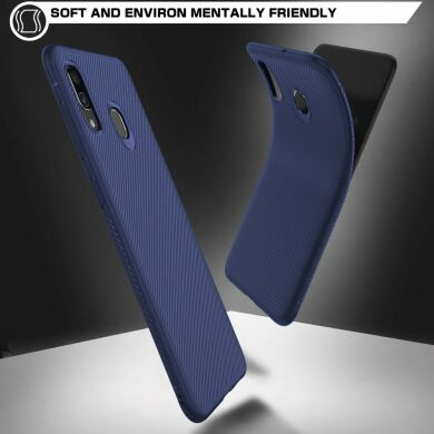 Захисний чохол UniCase Twill Soft для Samsung Galaxy A40 (A405) - Blue