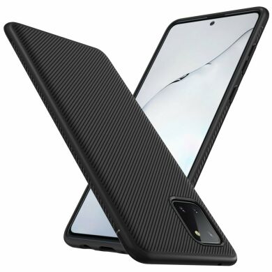 Захисний чохол UniCase Twill Soft для Samsung Galaxy Note 10 Lite (N770) - Black