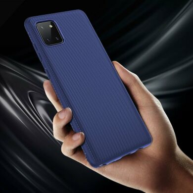 Защитный чехол UniCase Twill Soft для Samsung Galaxy Note 10 Lite (N770) - Blue
