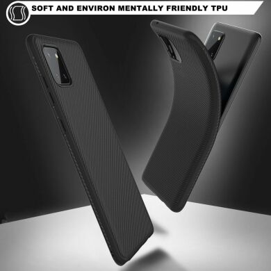 Защитный чехол UniCase Twill Soft для Samsung Galaxy Note 10 Lite (N770) - Black