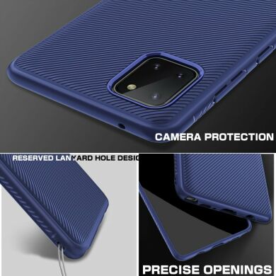 Защитный чехол UniCase Twill Soft для Samsung Galaxy Note 10 Lite (N770) - Black