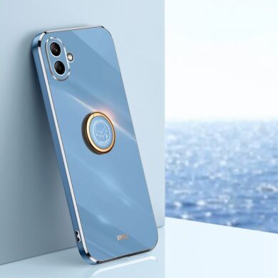 Защитный чехол XINLI Porcelain Ring для Samsung Galaxy A06 (A065) - Blue