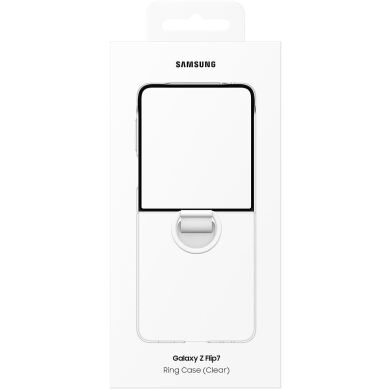 Защитный чехол Ring Case (Clear) для Samsung Galaxy Flip 7 (EF-QF766CTEGUA) - Transparent