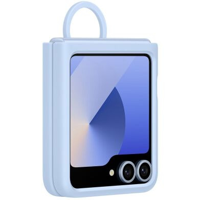 Защитный чехол Silicone Case (FF) для Samsung Galaxy Flip 6 (EF-PF741TLEGUA) - Blue