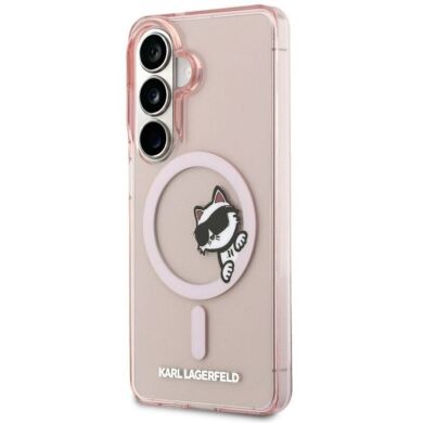 Защитный чехол Karl Lagerfeld IML Peekaboo MagSafe для Samsung Galaxy S26 (KLHMS26S6HCPSCP) - Pink