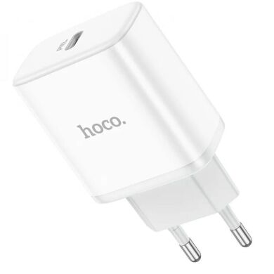 Мережевий зарядний пристрій Hoco C104A (20W) - White