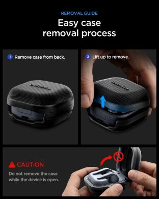 Захисний чохол Spigen Classic Fit (FH) для Samsung Galaxy Buds 4 / Buds 4 Pro (ACS11203) - Black