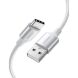 Кабель UGREEN US288 USB to Type-C (3A, 0.5m) 60130 - White. Фото 2 из 16