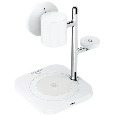 Беспроводное зарядное устройство ACEFAST 4 in 1 Qi2 (25W) - White