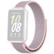 Ремешок Deexe Nylon Loop для Samsung Galaxy Fit 3 - Pink. Фото 1 из 3