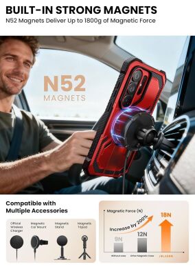 Защитный чехол i-Blason Armorbox MagSafe by Supcase для Samsung Galaxy S26 Ultra (S948) 843439160880 - Ruddy