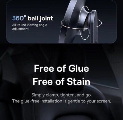 Автомобильный держатель Baseus MaxView Magnetic Car Mount (C40180701813-00) - Grey