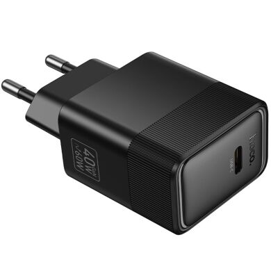 Сетевое зарядное устройство Hoco CS113A Lounge PD40W (Type-C) - Black